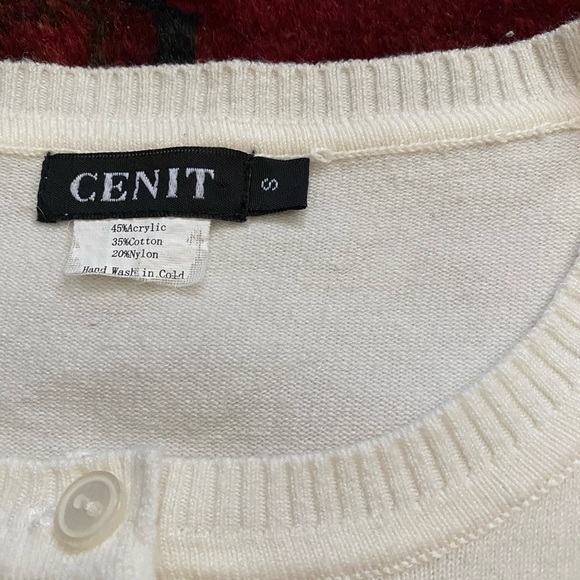 Cenit white/beige cardigan - Picture 2 of 3